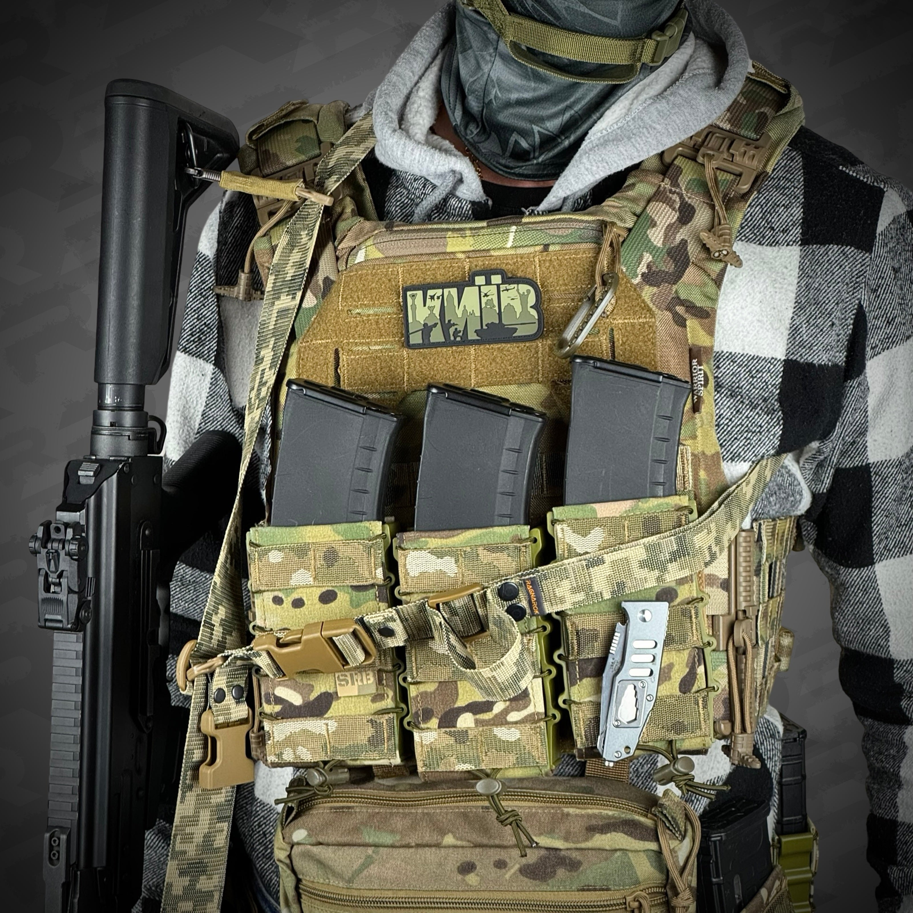 Ремінь збройовий триточковий RAGNAROK "Hel" Gen.II carbine Піксель