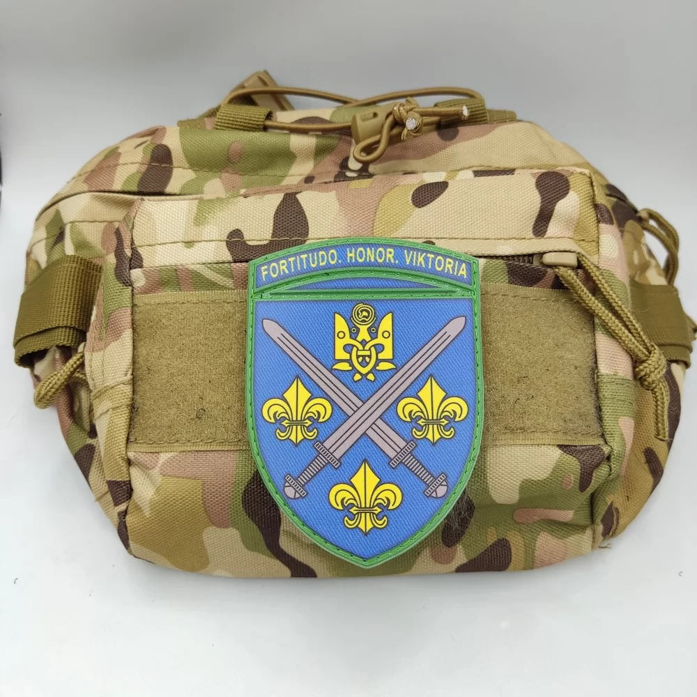 Шеврон ПВХ ЗСУ 155 ОМБр Fortitudo Honor Viktoria 2025