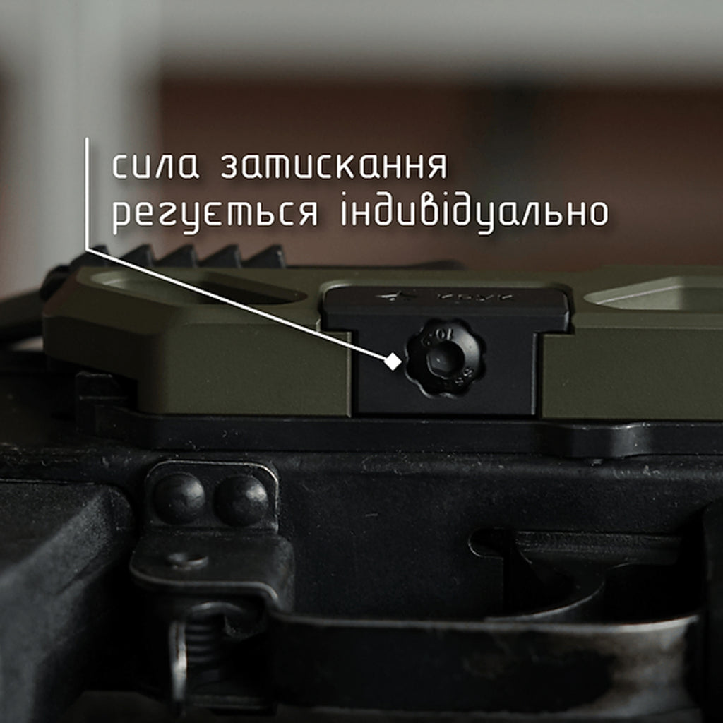 Крук комплект Ластівчин хвіст для АК (9U028) Coyot + Бічний крон для АК швидкозємний (2U072) Coyot