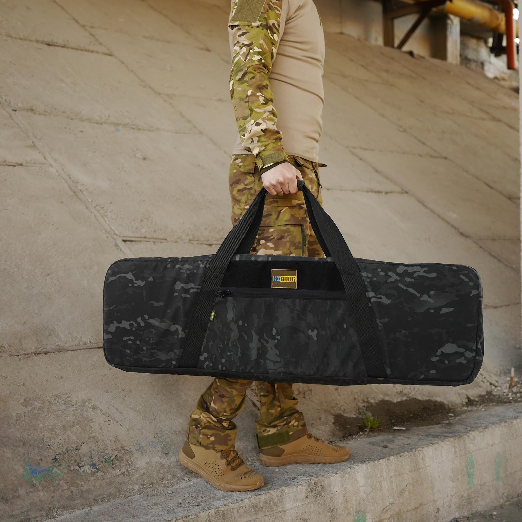 Кейс (чохол) для зброї Kiborg Weapon Case 105х30х10 Black Multicam