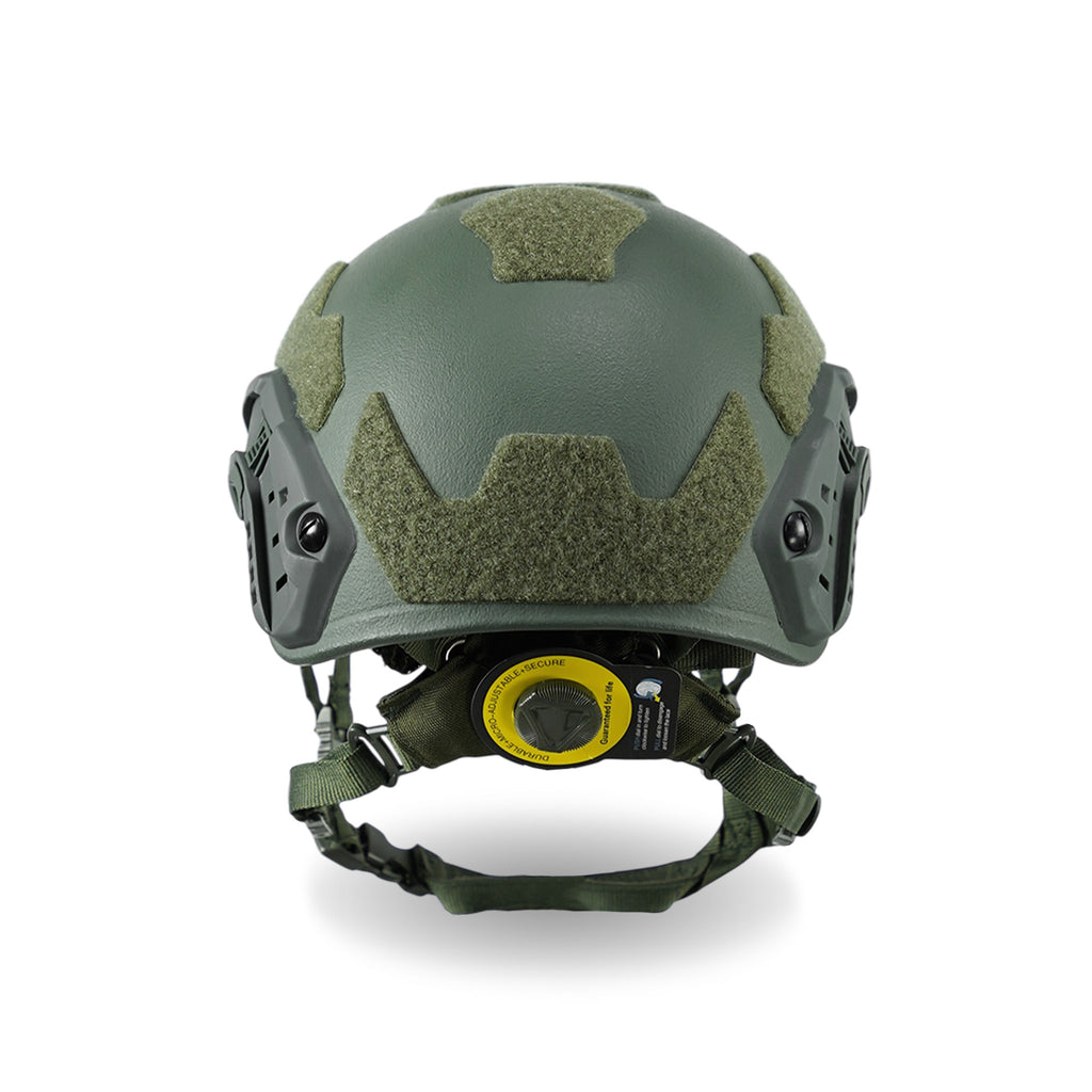 Кевларовий балістичний шолом FAST GEN III Kevlar Olive з кріпленням NVG та рейками