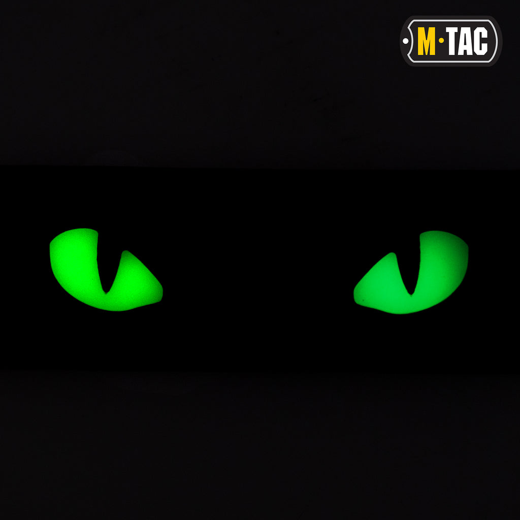 M-Tac нашивка Cat Eyes 3D ПВХ Black