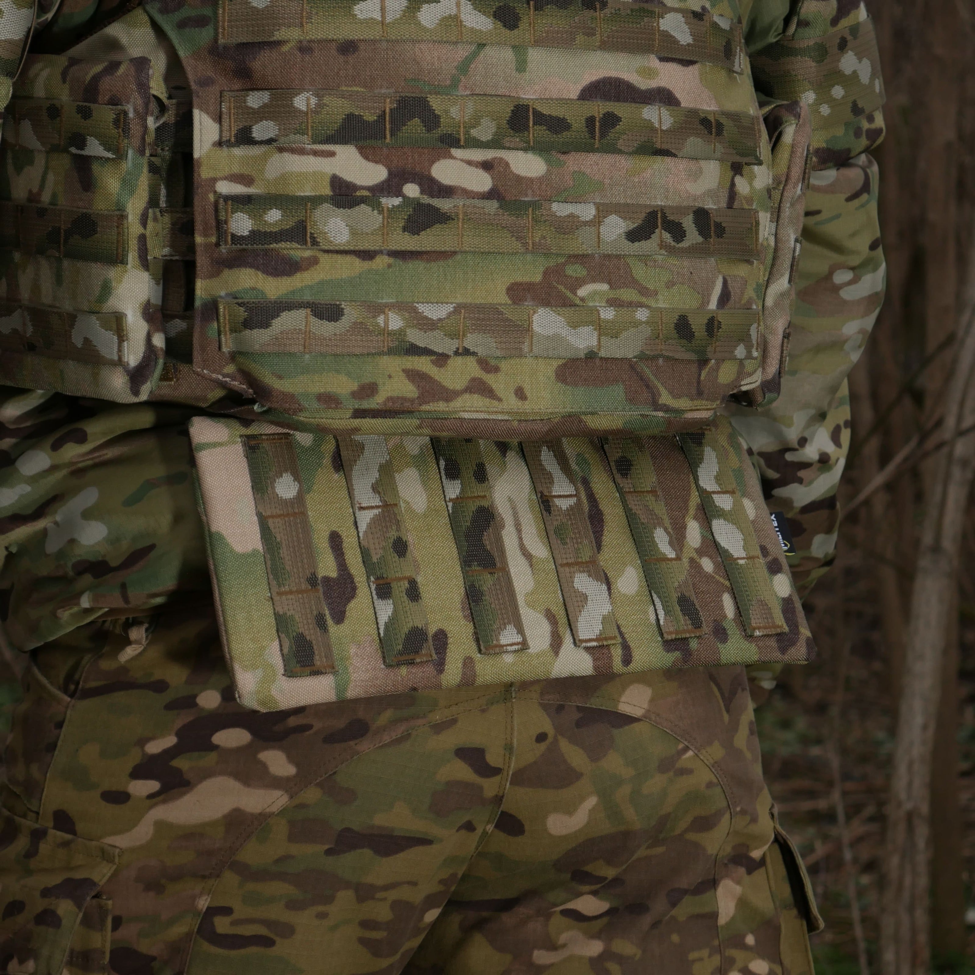 Захист попереку з балістичним пакетом 1 клас захисту Militex cordura USA Multicam