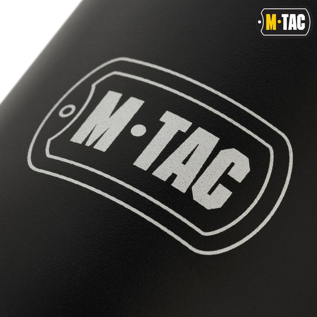 M-Tac термокружка з клапаном 450 мл чорна
