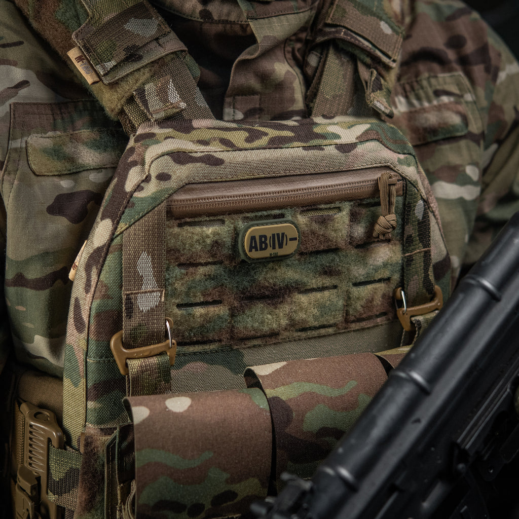 M-Tac MOLLE Patch група крові AB (IV) - PVC Ranger Green