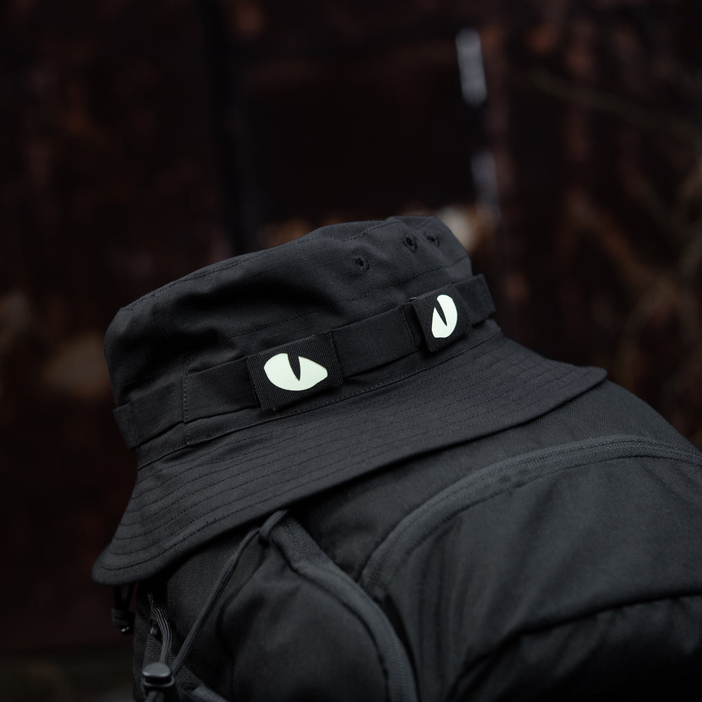 M-Tac нашивка Tiger Eyes Laser Cut (пара) Black