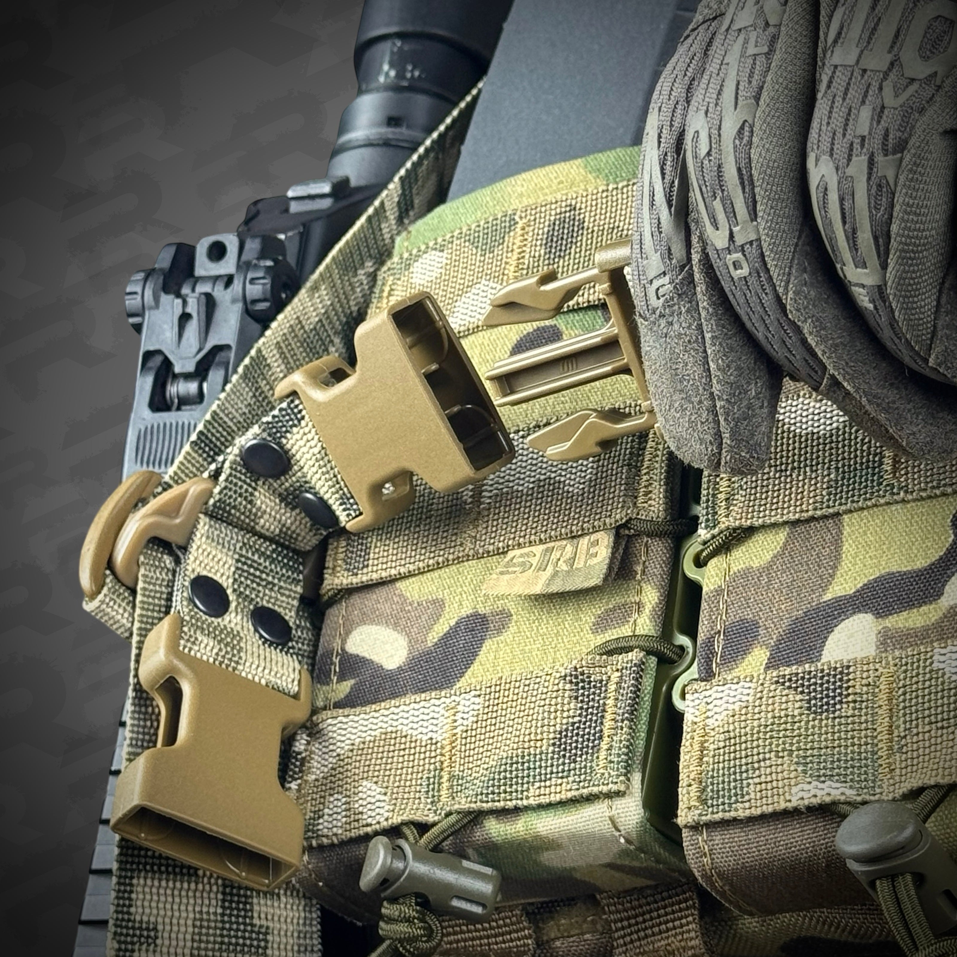 Ремінь збройовий триточковий RAGNAROK "Hel" Gen.II carbine Піксель