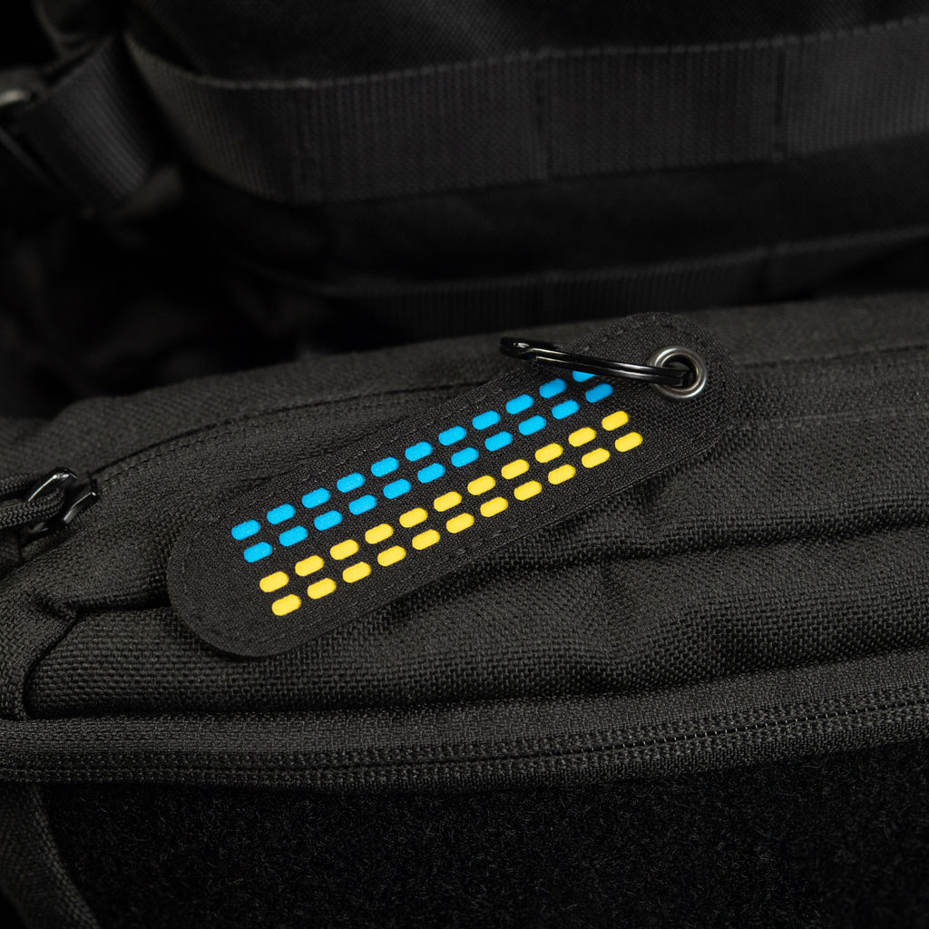 M-Tac брелок Україна Black/Yellow/Blue