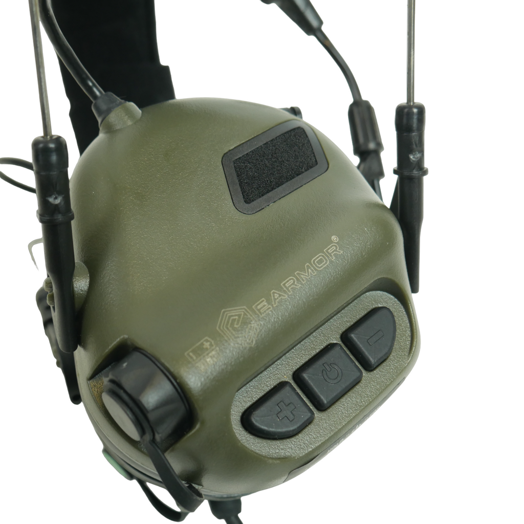Комплект активні навушники Earmor M32X MOD4 + кріплення «чебурашки»