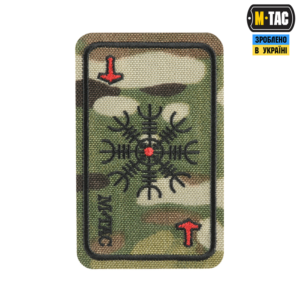 M-Tac нашивка карта Компас Вікінгів (вишивка) Multicam