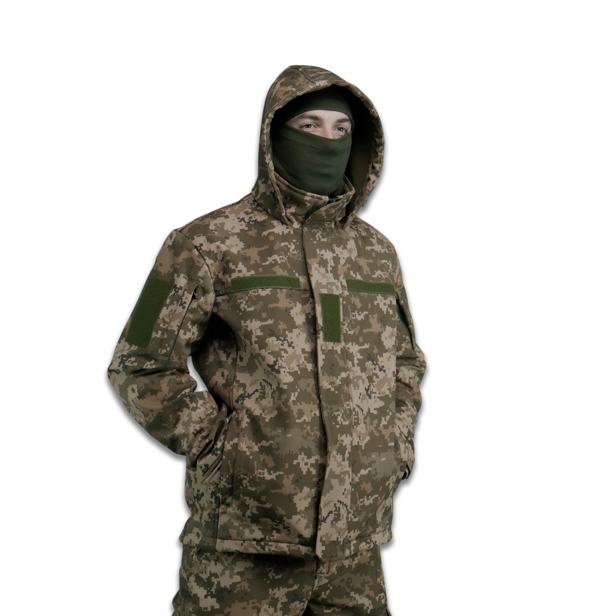 Демісезонний костюм Softshell Kiborg Піксель