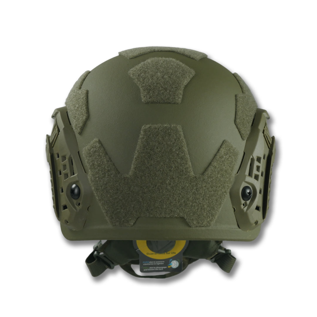 Балістичний шолом Олива (M, L) FAST PE GEN III AGGRESSIVE