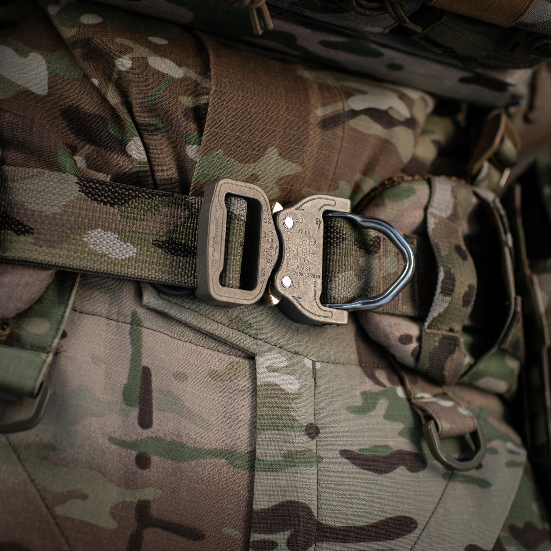 M-Tac пояс тактичний War Belt ARMOR Tegris D-Ring Cobra Multicam