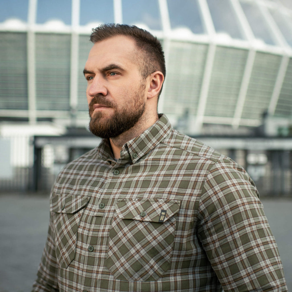 M-Tac сорочка Lumberjack Cotton Shirt Olive/Grey