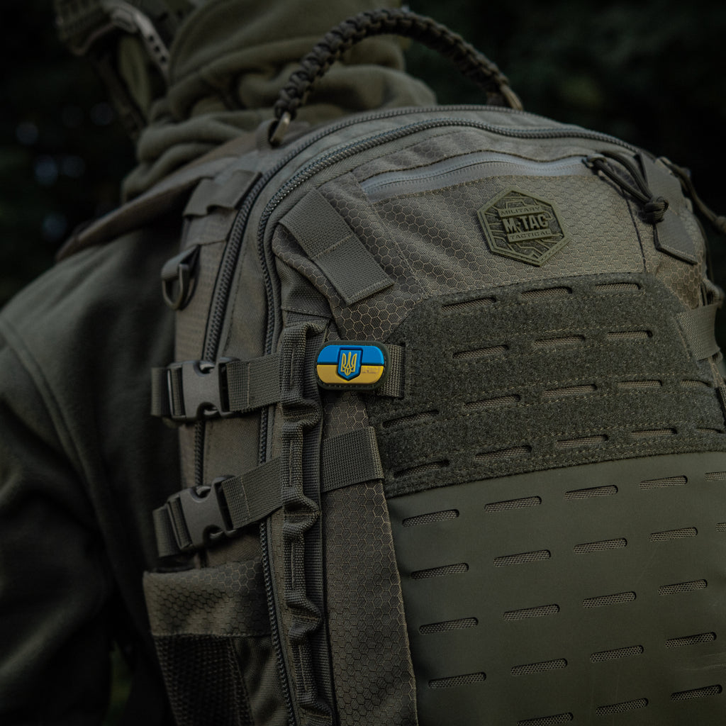 M-Tac MOLLE Patch Прапор України з гербом PVC Full Color/Ranger Green