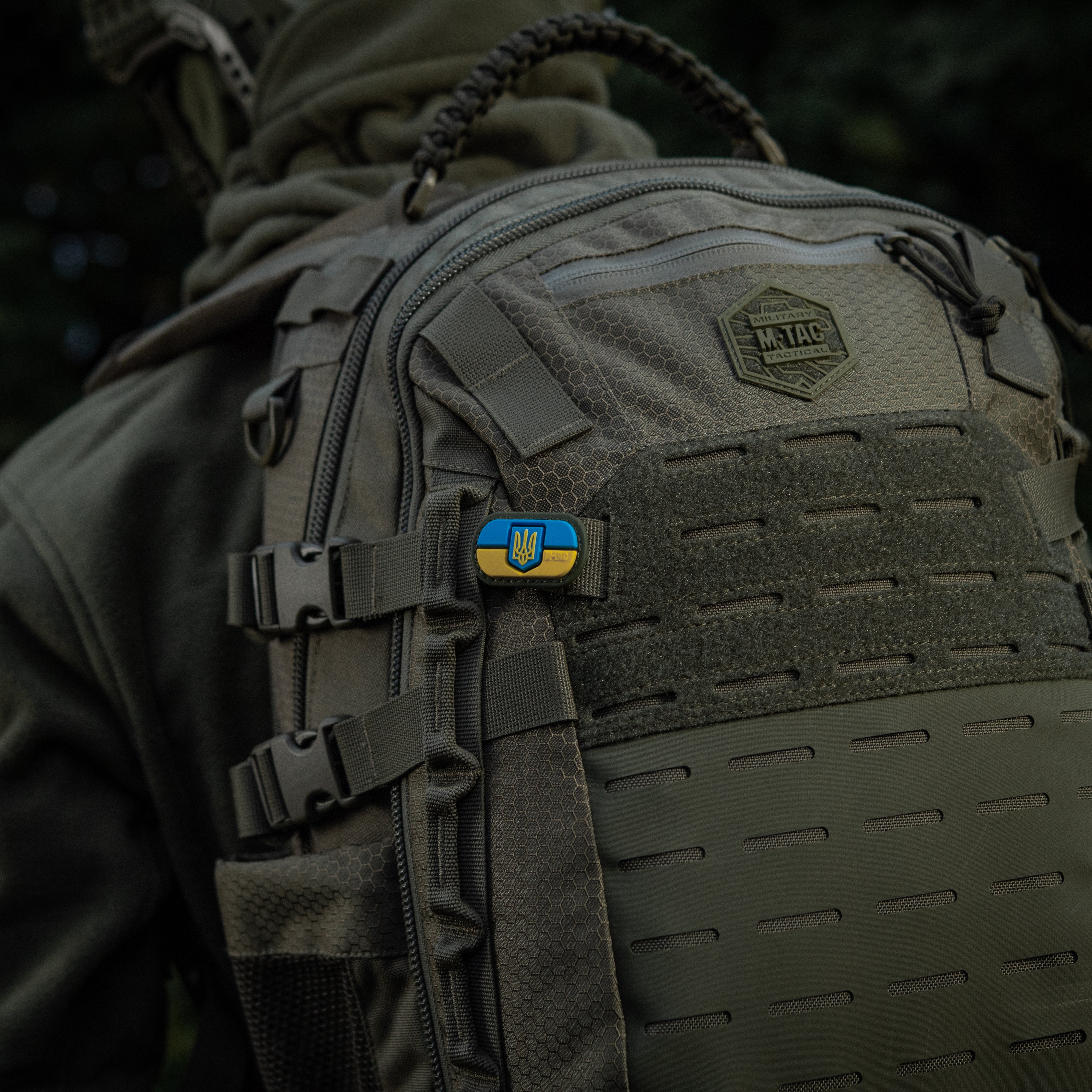 M-Tac MOLLE Patch Прапор України з гербом PVC Full Color/Ranger Green