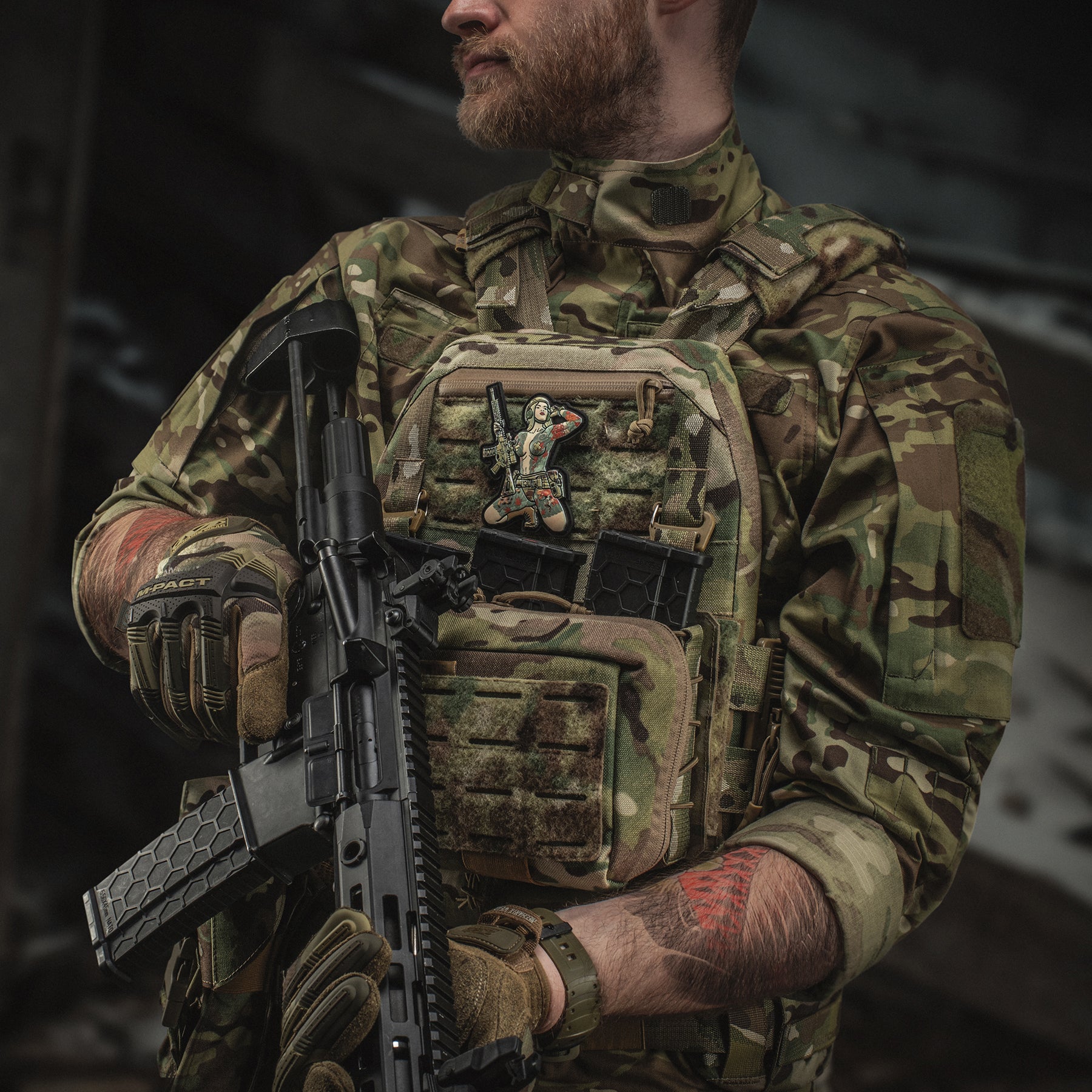 M-Tac нашивка Tactical girl Якудза PVC MC