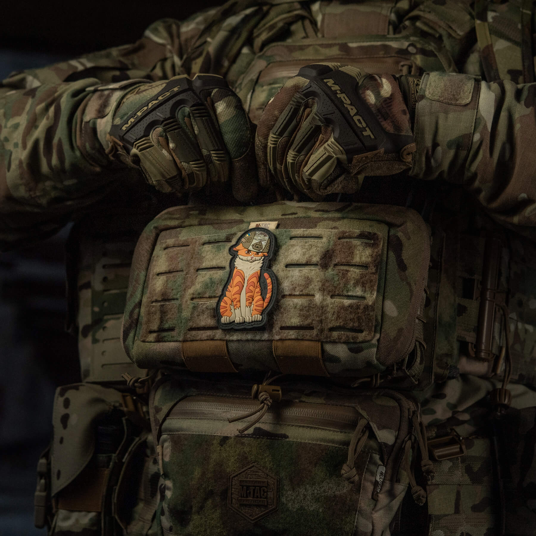 M-Tac нашивка Orange Cat PVC (MC cover)