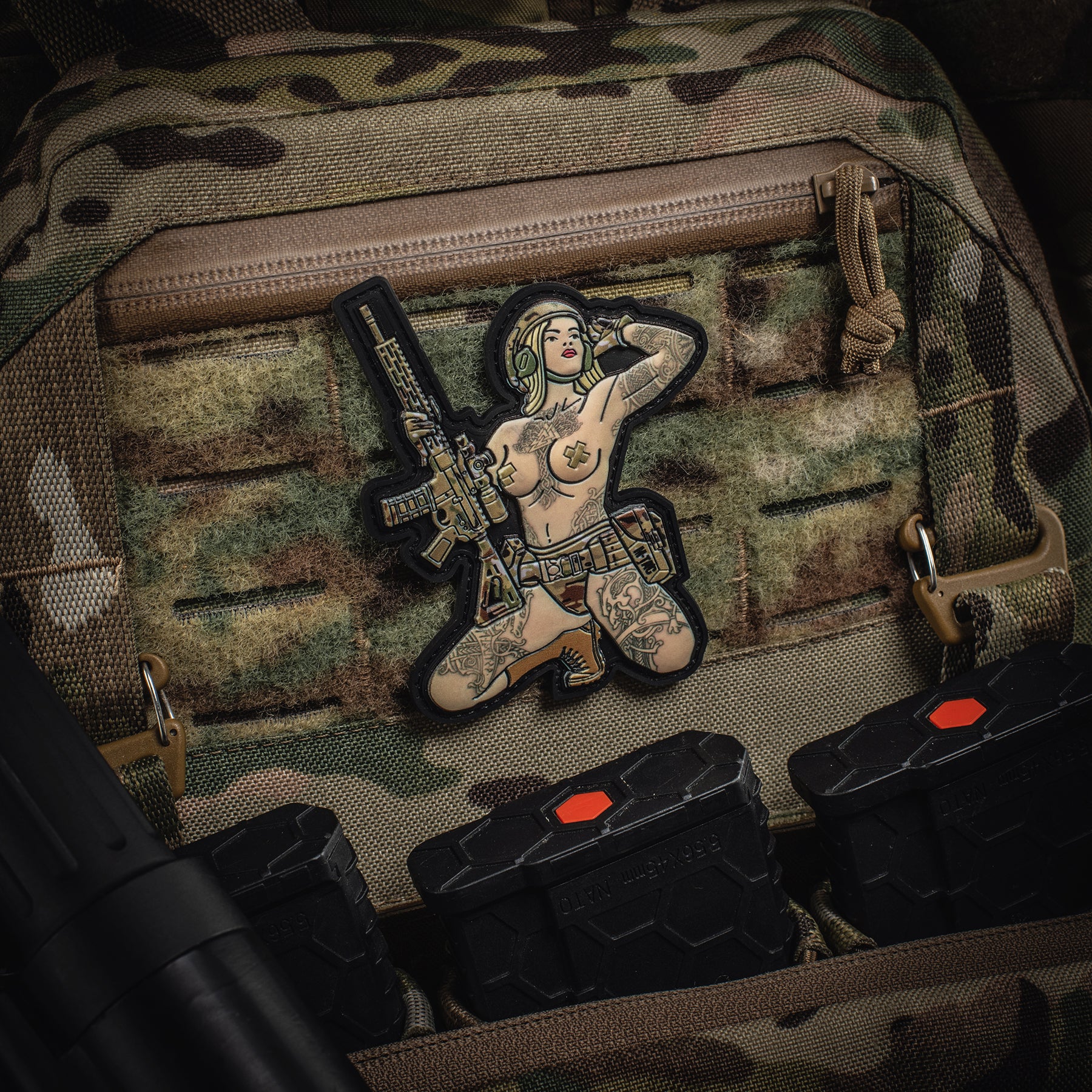 M-Tac нашивка Tactical girl Skandinavik PVC MC