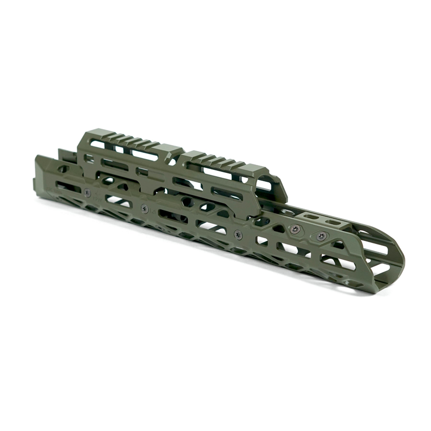 Крук цівка для АК довге с кріпленням та довгим верхнім містком M-Lok OD Green (1U004B)