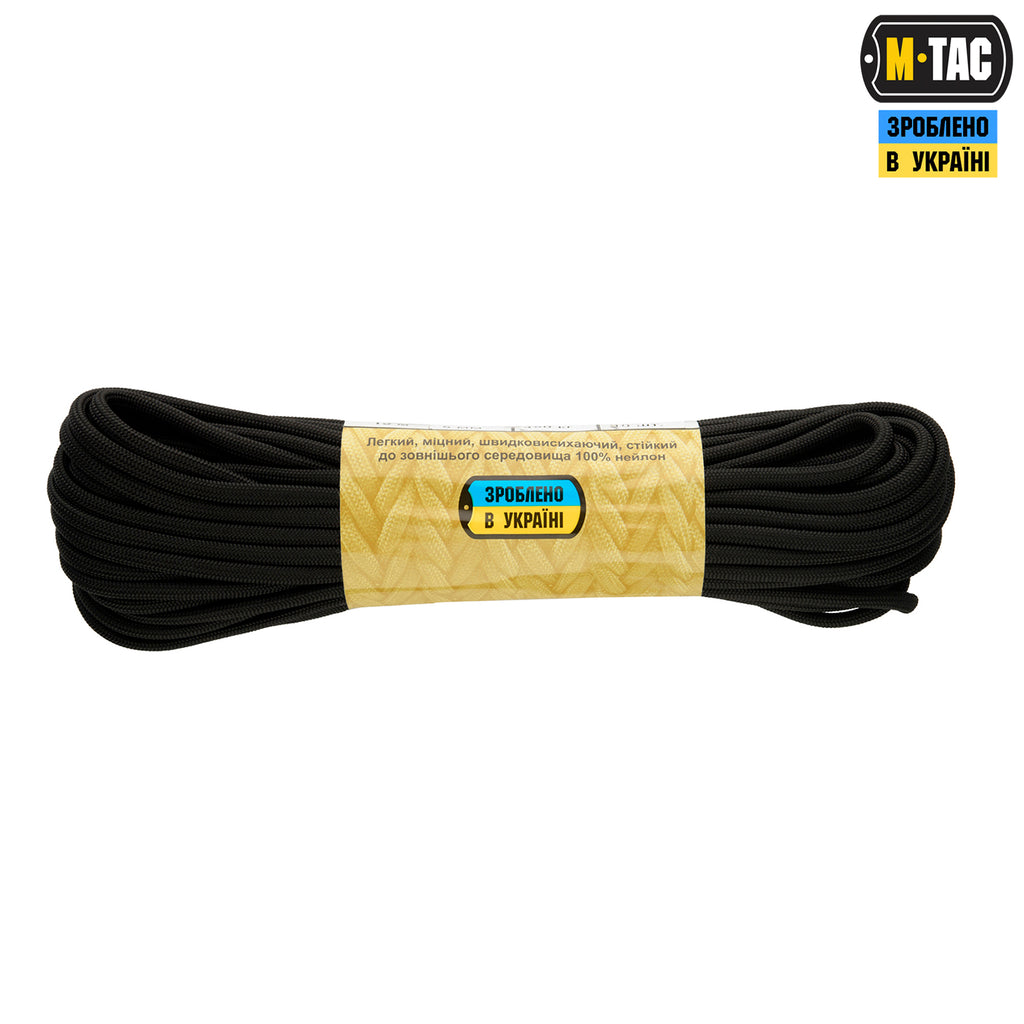 M-Tac паракорд PowerCord1000 Black 15м