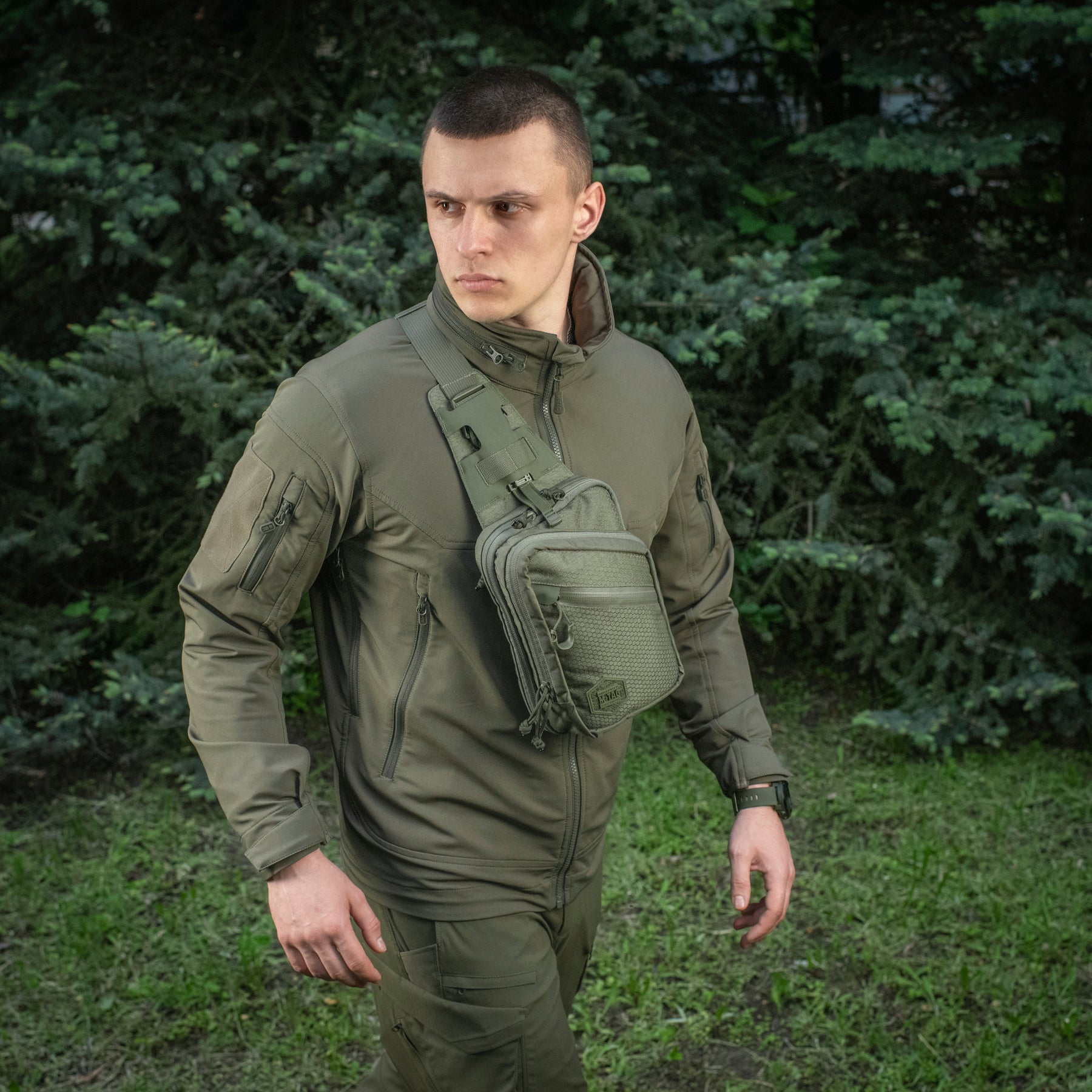 M-Tac сумка Sling Pistol Bag Elite Hex Ranger Green