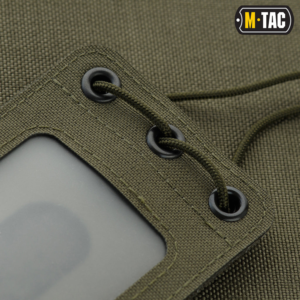 M-Tac бейдж з прозрачною панеллю Ranger Green