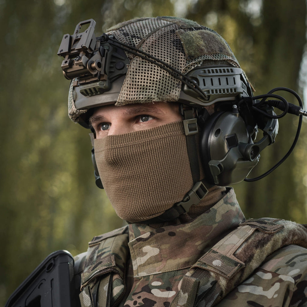 M-Tac шарф-труба довгий мікрофліс ріп-стоп Tan
