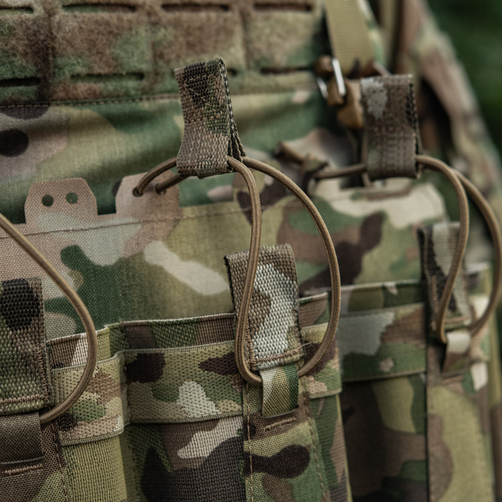 M-Tac передня панель для плитоноски Cuirass QRS на три магазина Multicam