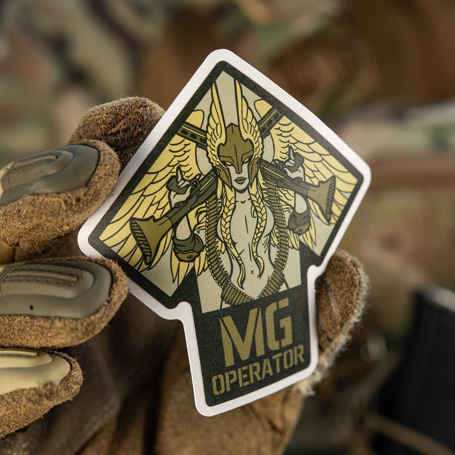 M-Tac наклейка Valkyrie Ranger Green