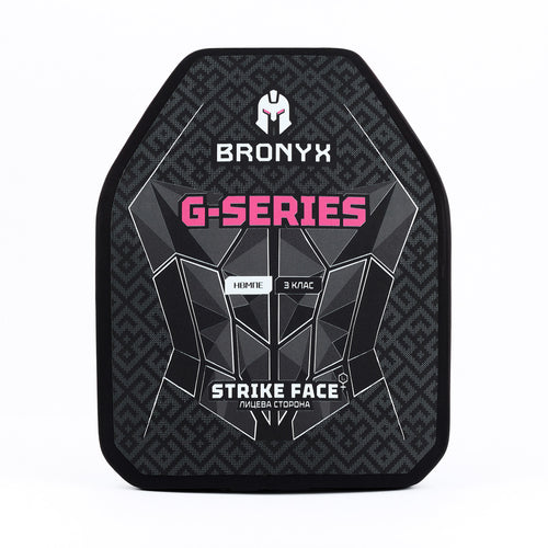 BRONYX комплект бронеплит (2 шт) G-Series (для жінок) 3-го класу розмір L