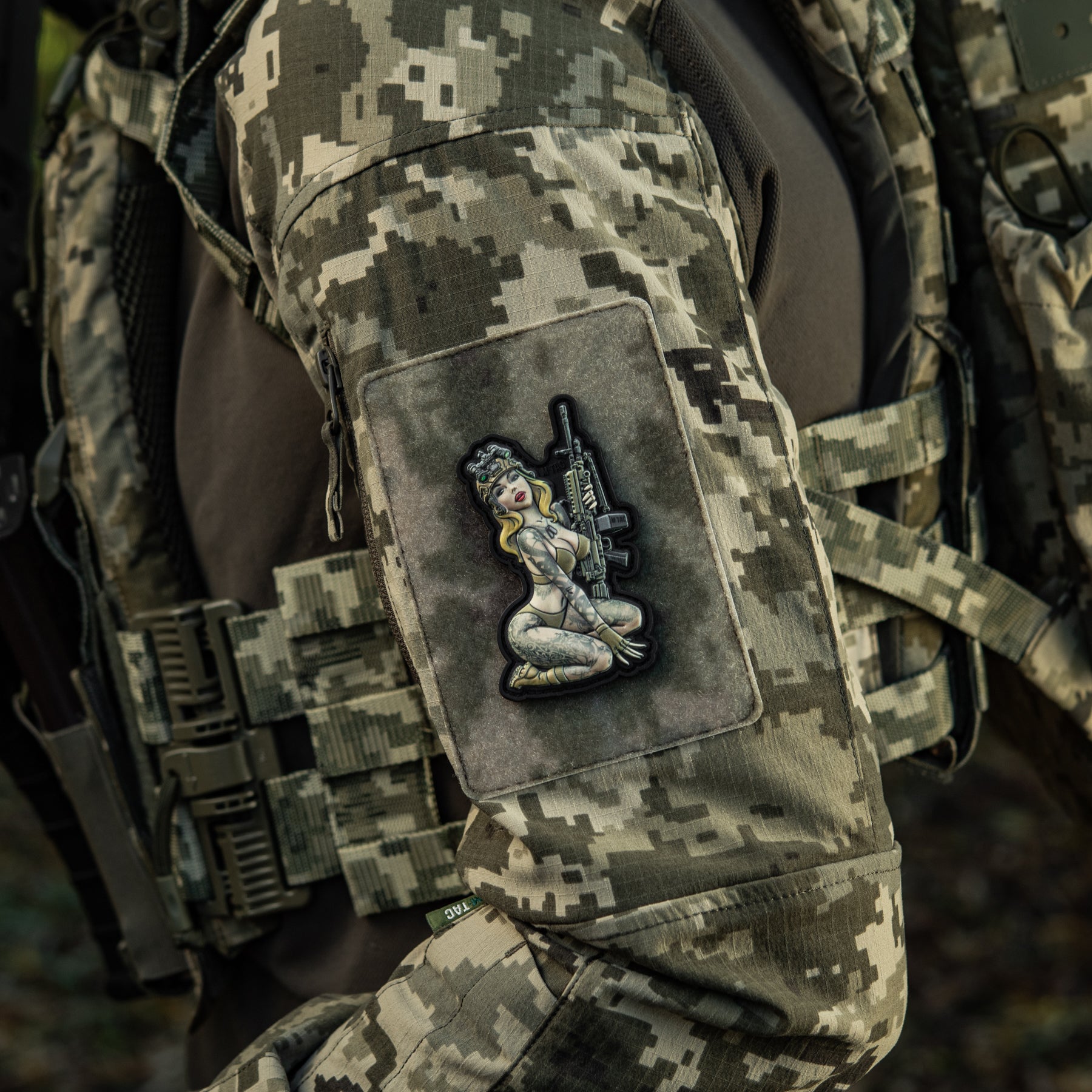M-Tac нашивка Tactical girl №5 PVC Skandinavik