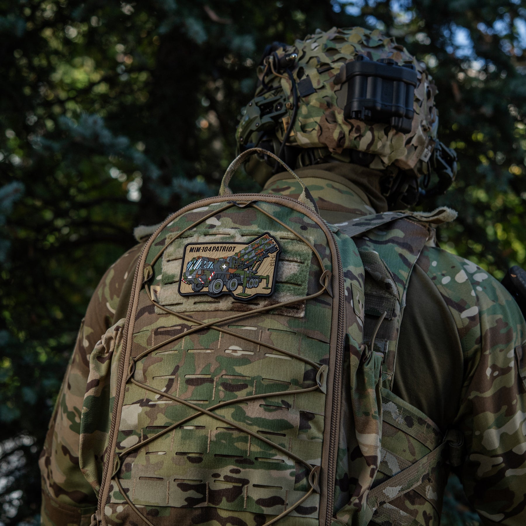 M-Tac нашивка MIM-104 Patriot (PVC)