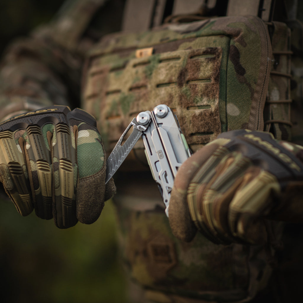 M-Tac мультитул Type 12 Steel/Damascus