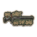 Brand Element нашивка One shot one drone (olive)