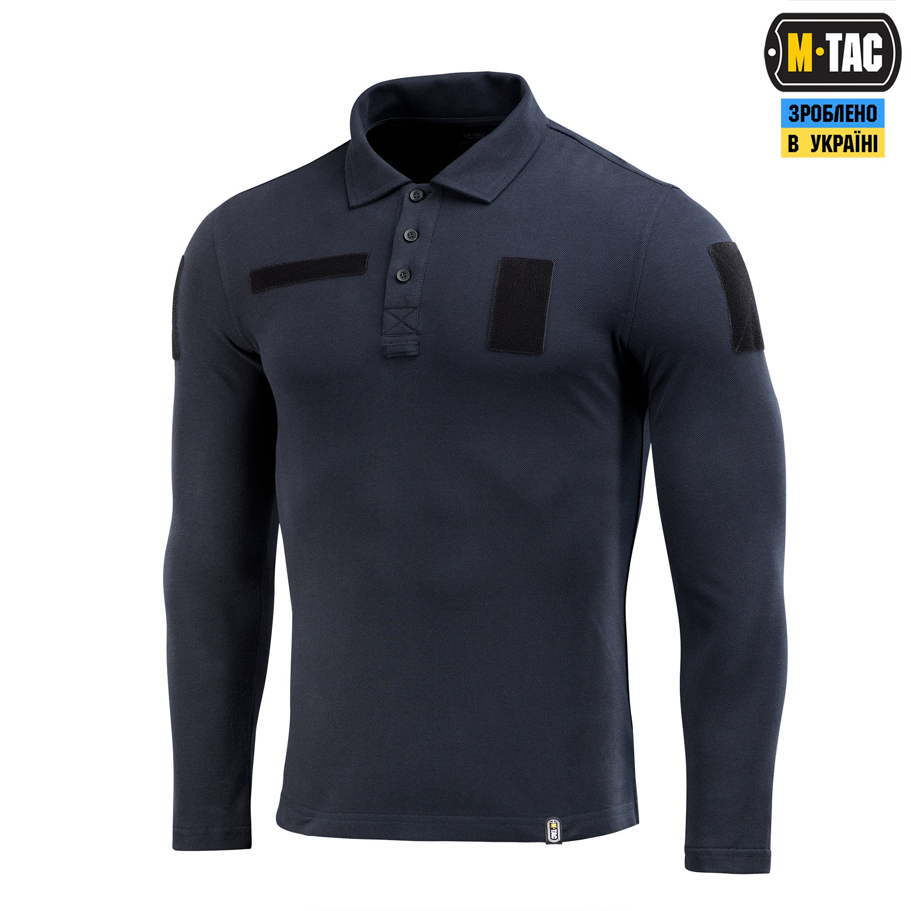 M-Tac поло тактичне довгий рукав 65/35 Dark Navy Blue