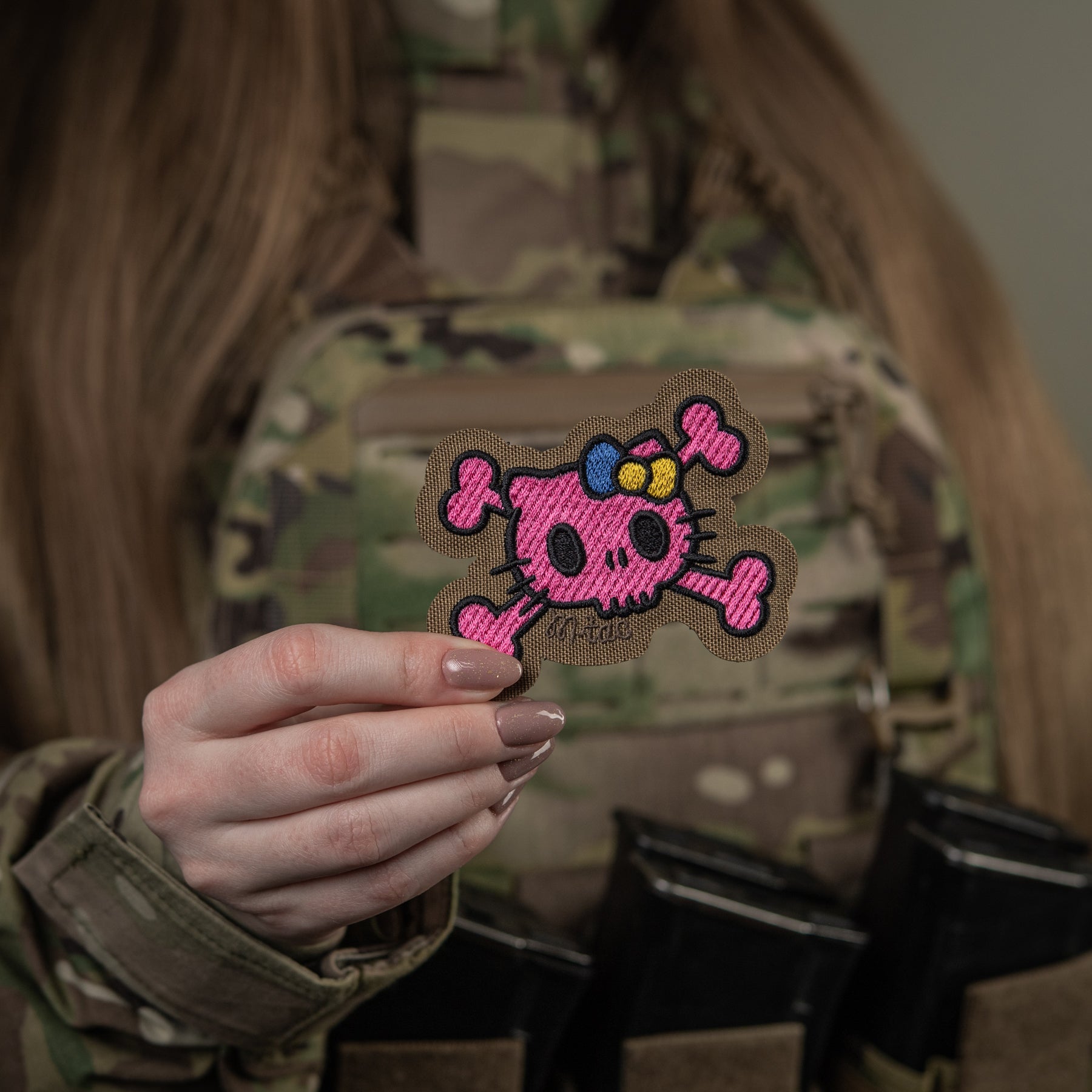 M-Tac нашивка KITTY (вишивка) Pink/Coyote