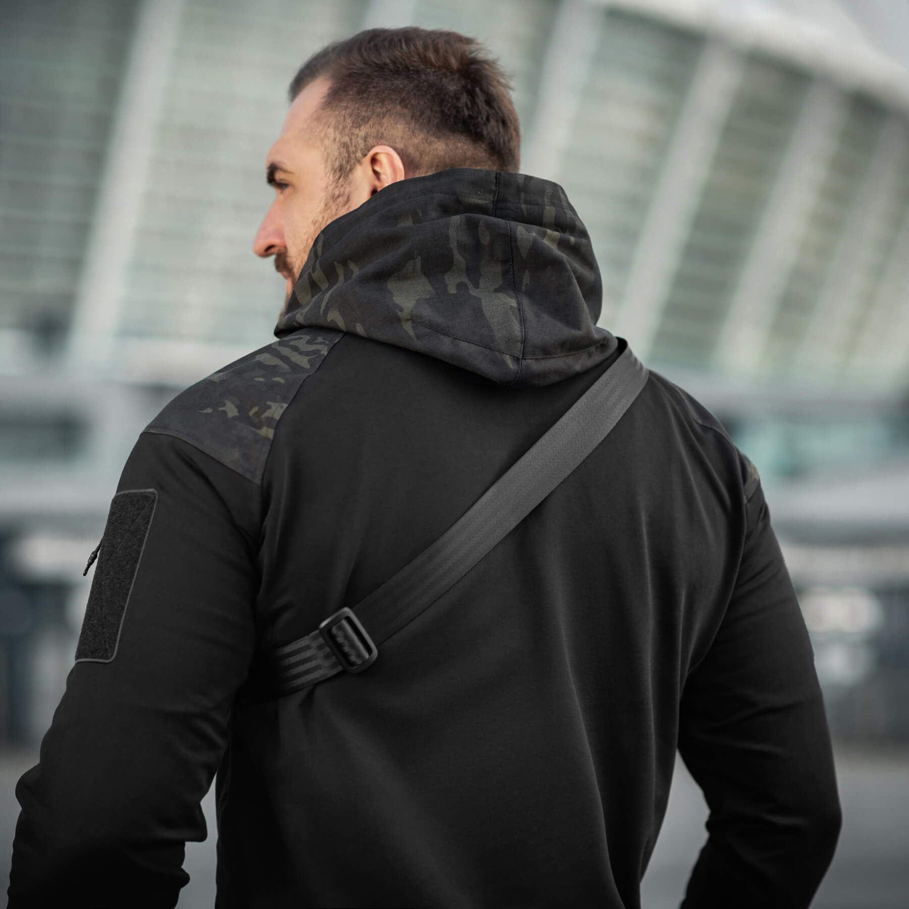 M-Tac сумка Sling Pistol Bag Hex з липучкою Black