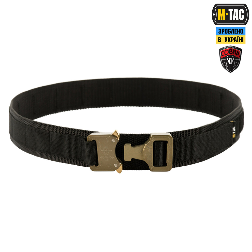 M-Tac ремінь Cobra Buckle Tactical Belt Black