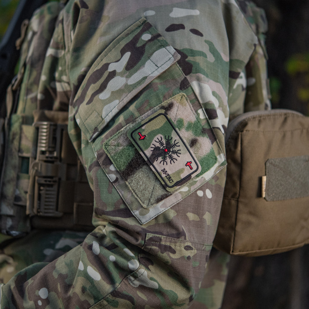 M-Tac нашивка карта Компас Вікінгів (вишивка) Multicam