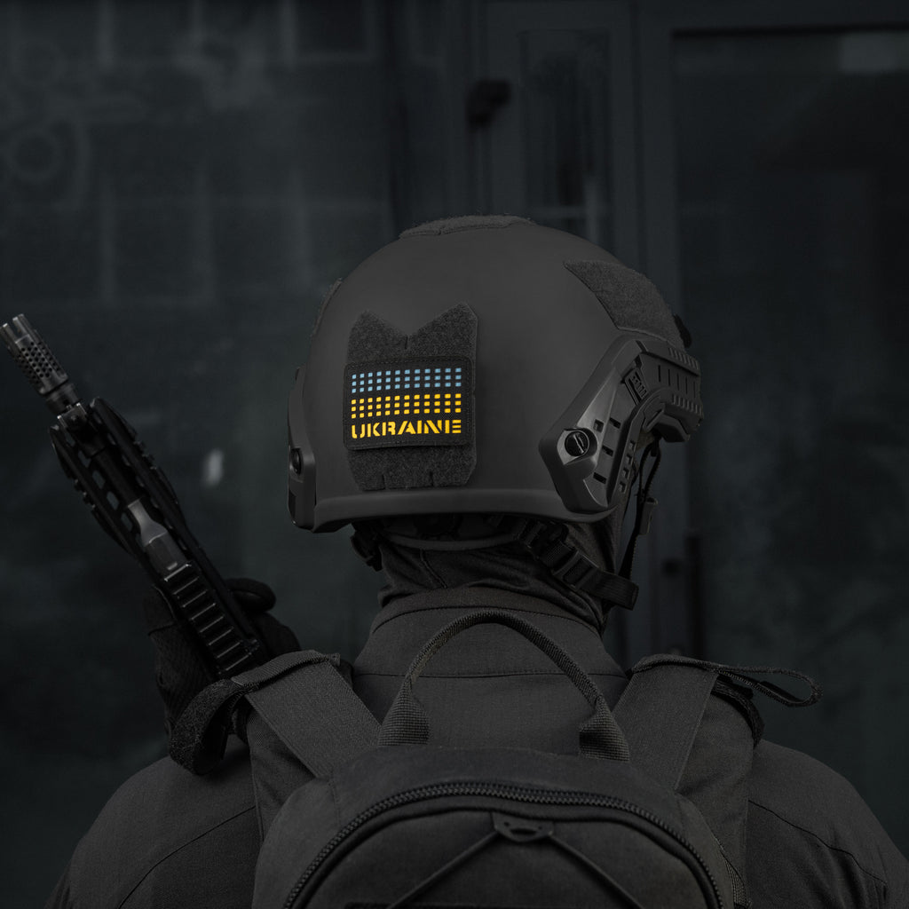 M-Tac нашивка Ukraine Laser Cut Black/Yellow/Blue/GID