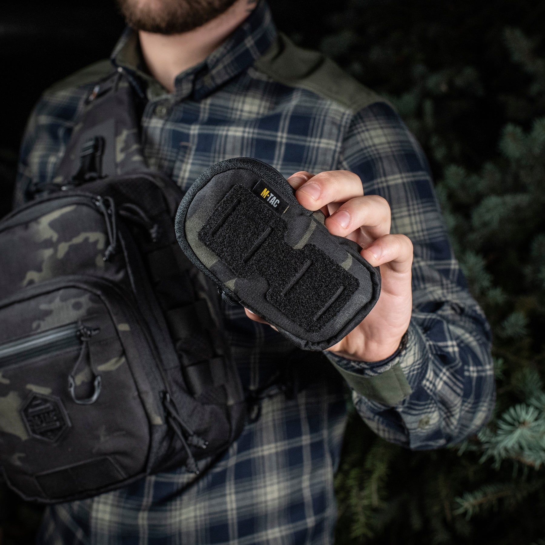 M-Tac підсумок утилітарний плечовий Elite Gen.II Multicam Black