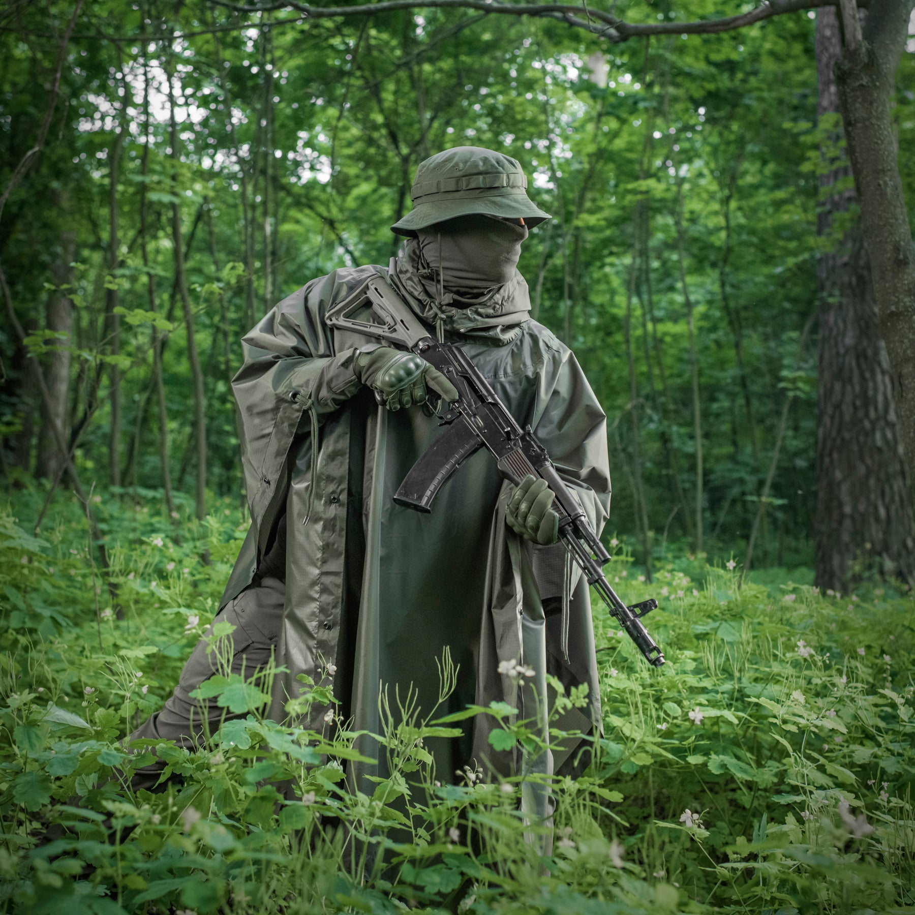 M-Tac пончо Olive
