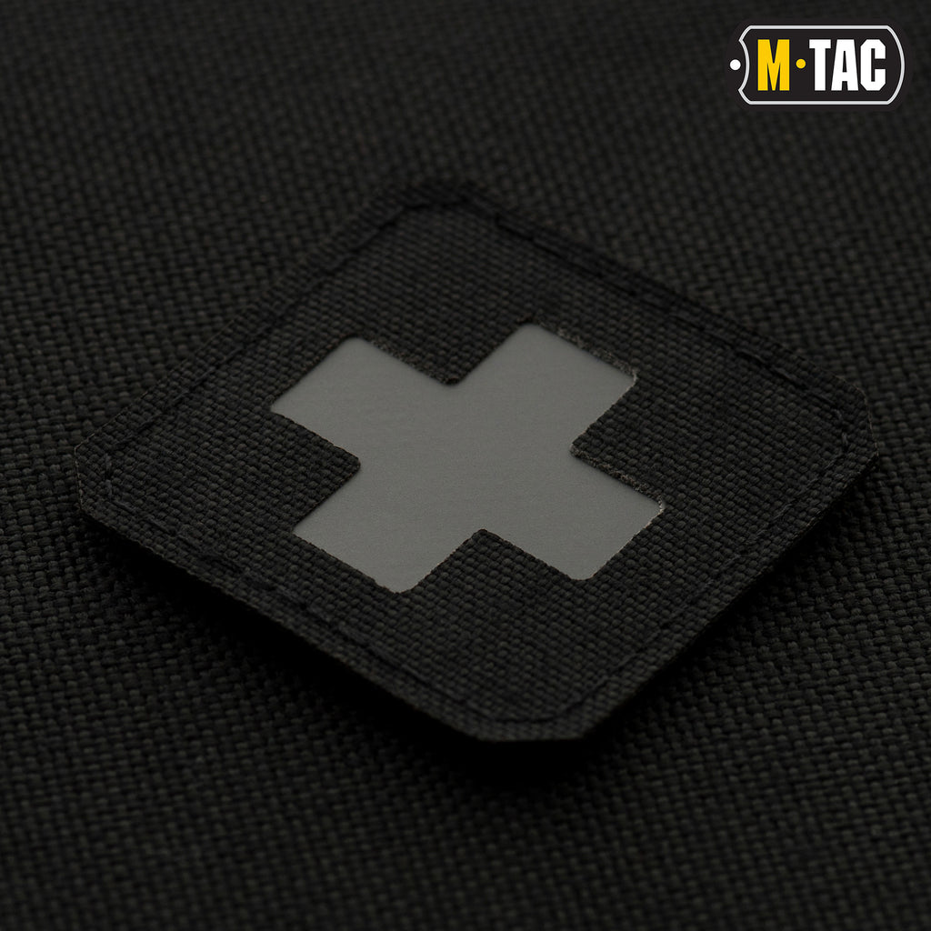 M-Tac нашивка Medic Cross Laser Cut Black/Grey