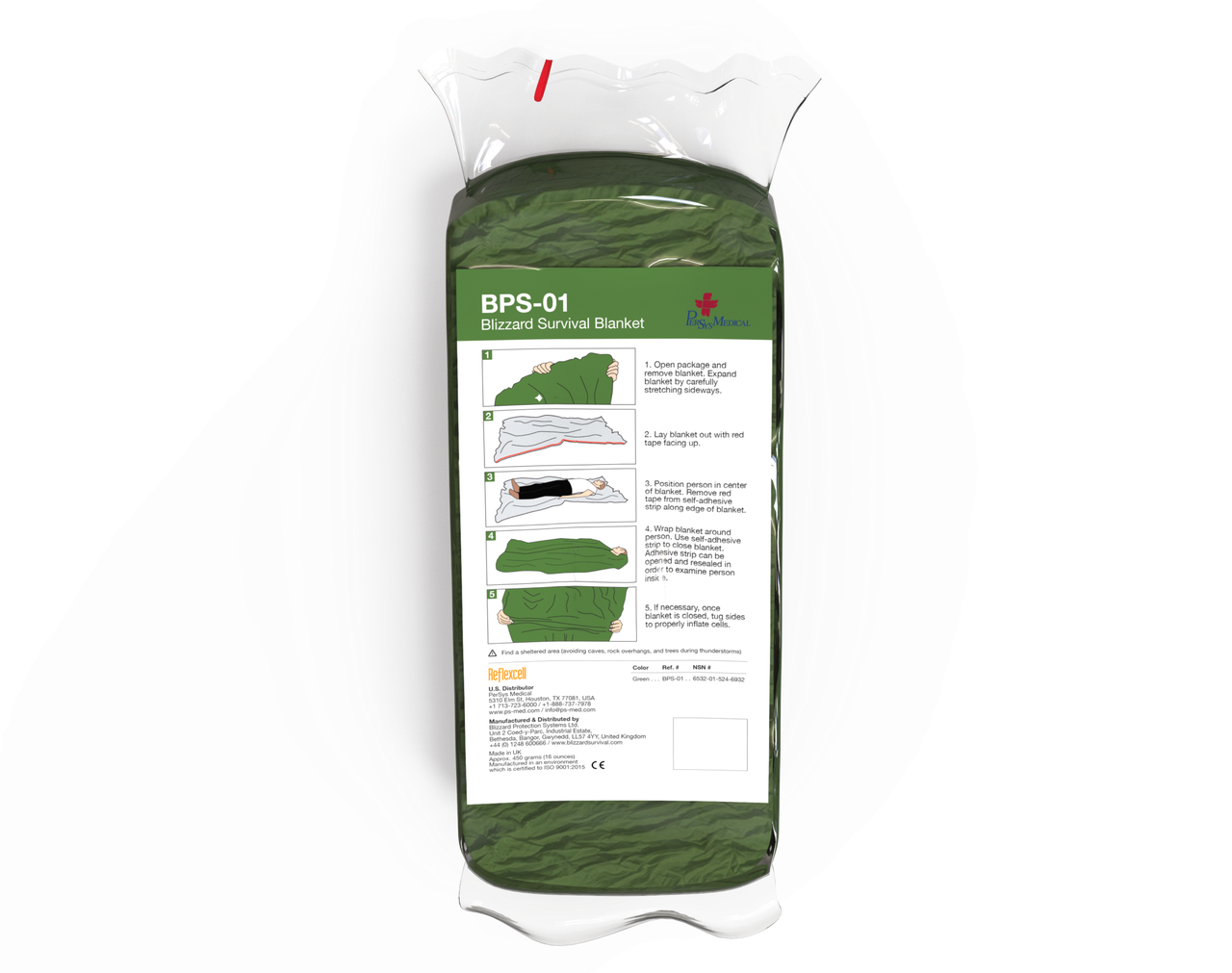 Термоковдра The Blizzard Survival Blanket BPS-01