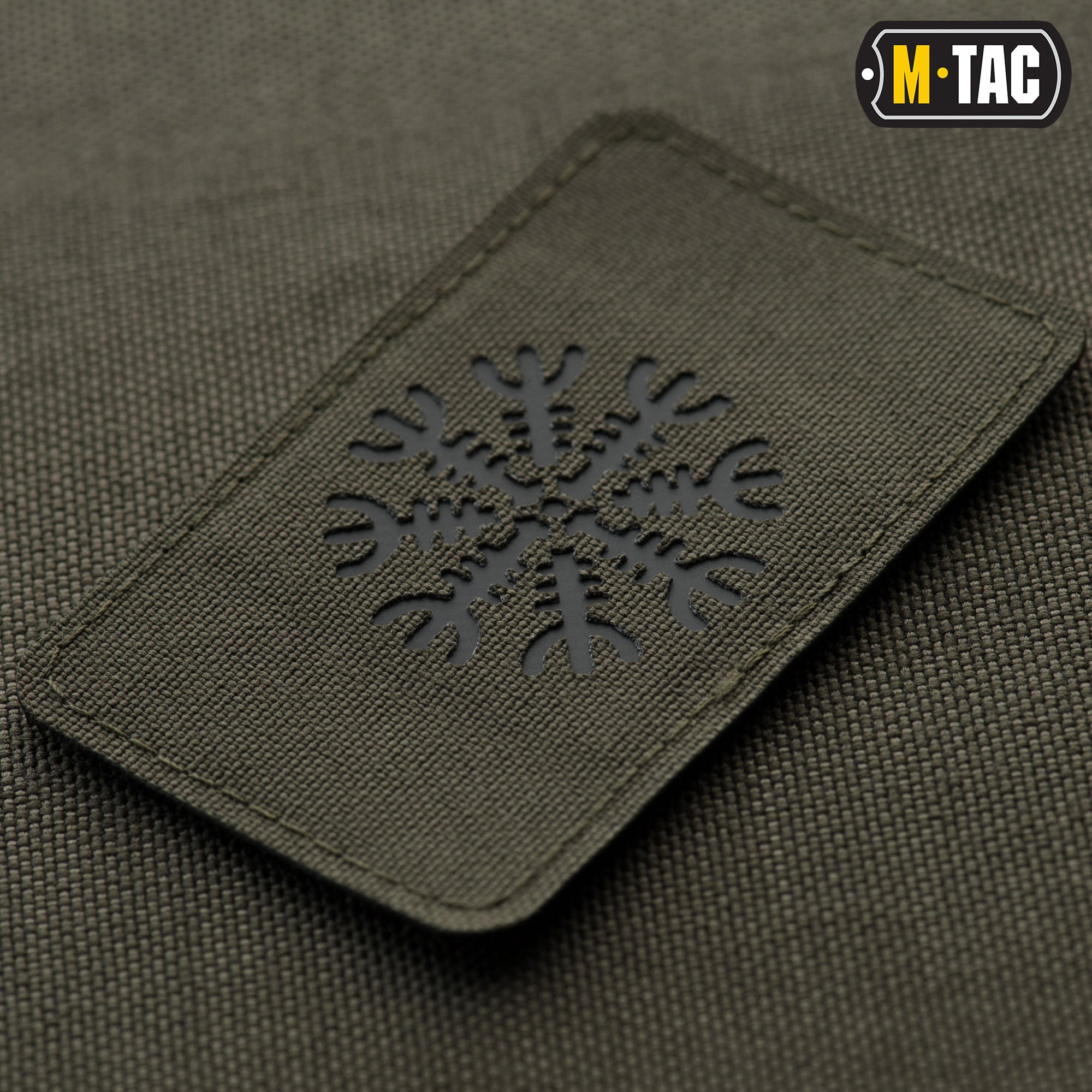M-Tac нашивка шолом Жаху горизонтальна Laser Cut Ranger Green/Black