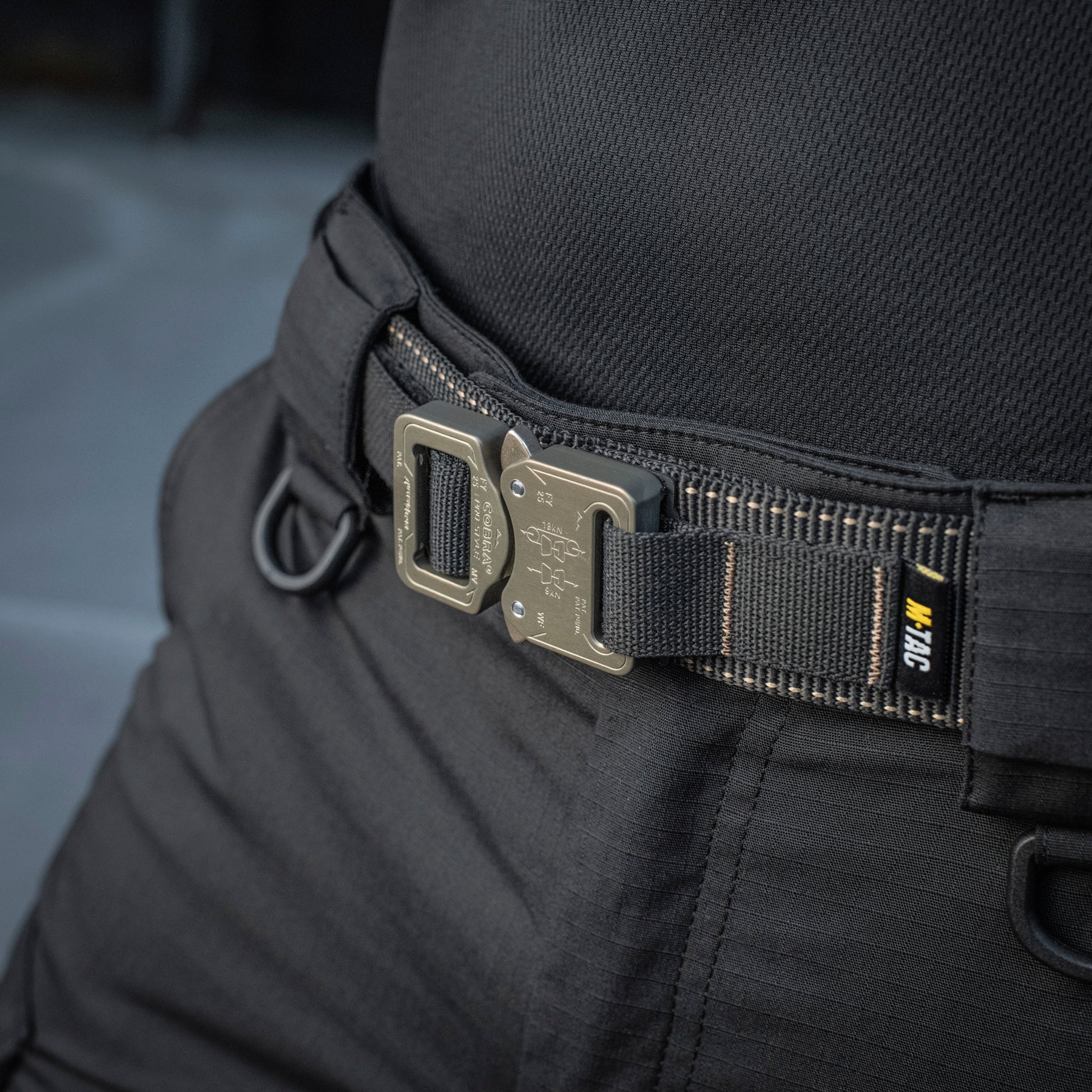 M-Tac ремінь Cobra Buckle Belt Black