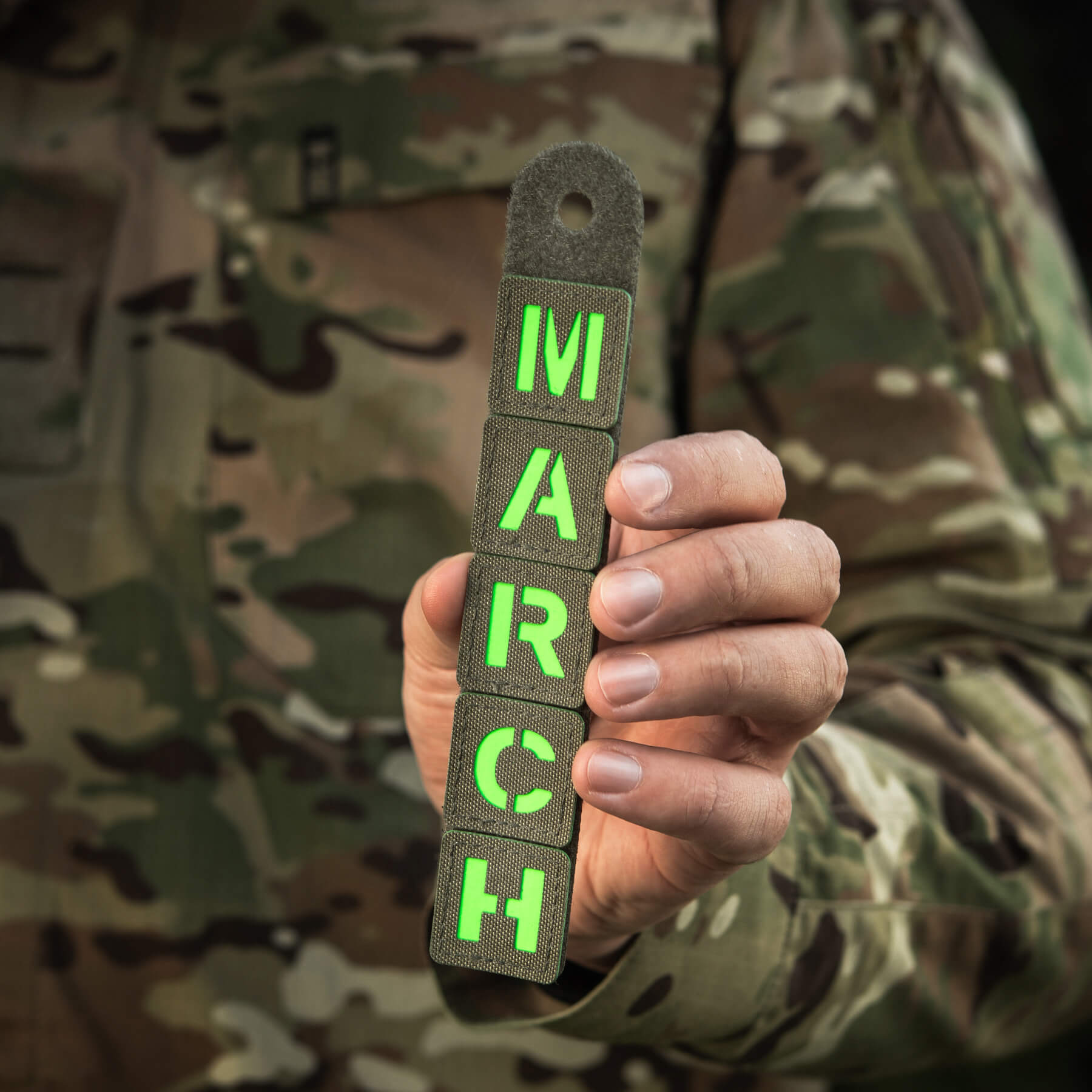 M-Tac нашивка MARCH Ranger Green/Green/GID