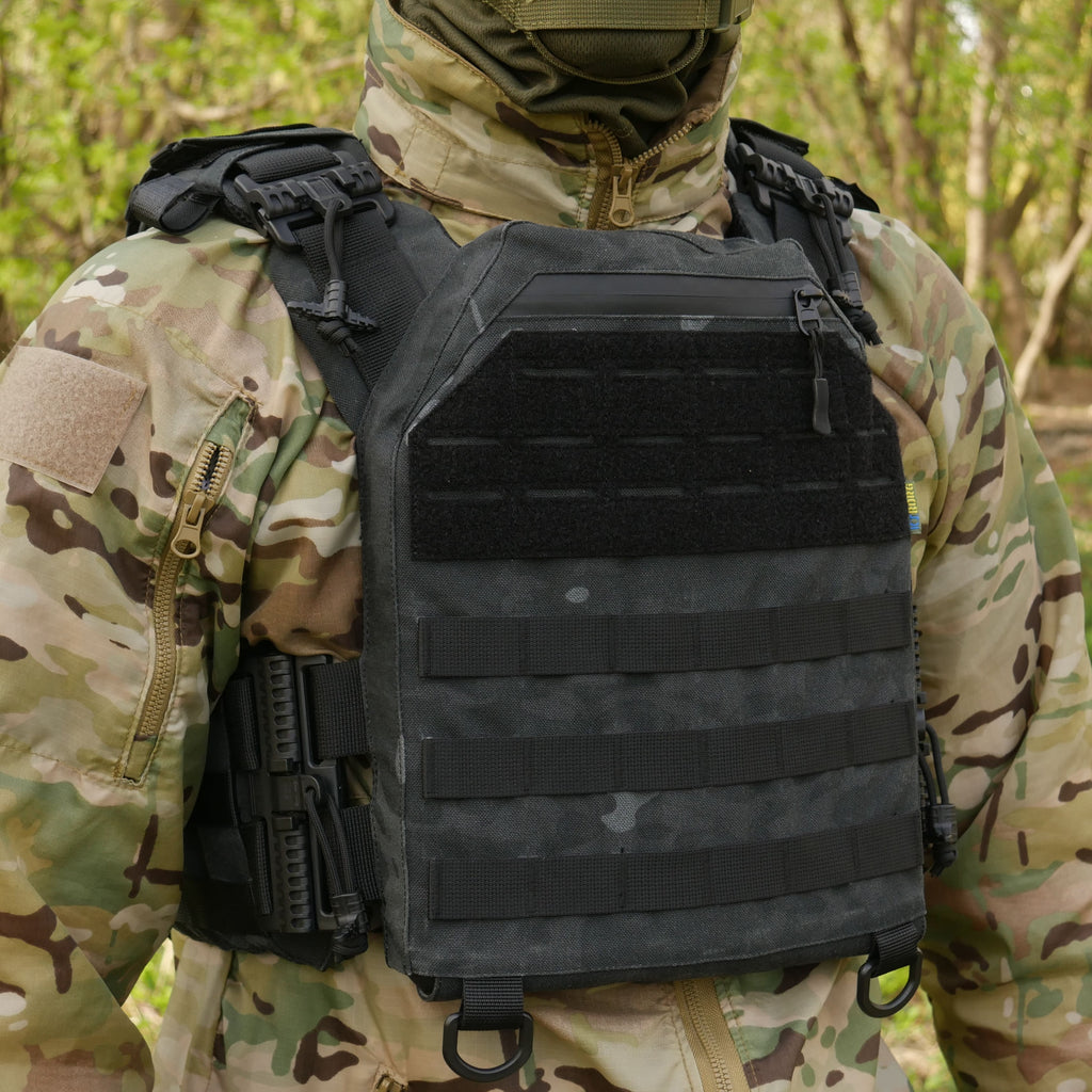 Плитоноска Kiborg GU gen.1 Чорний Мультикам