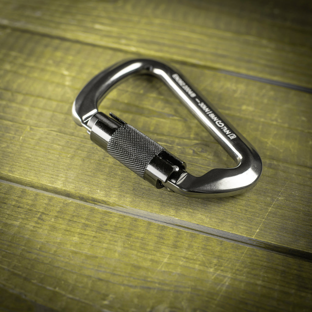 M-Tac карабін 10 см с байонетною муфтою Keylock сірий